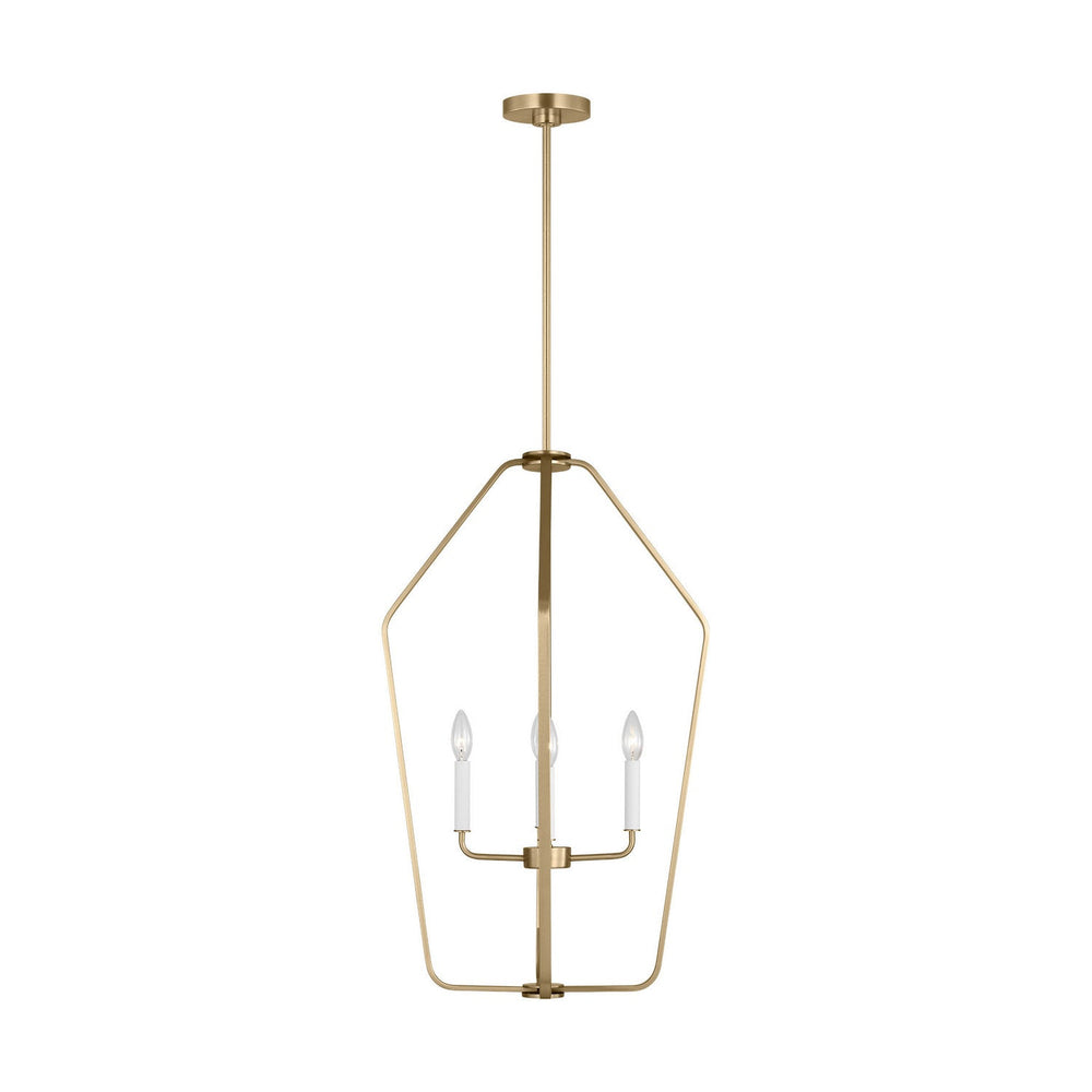 Generation Lighting Canada - GLC1274SB - Four Light Chandelier - Kennan - Satin Brass