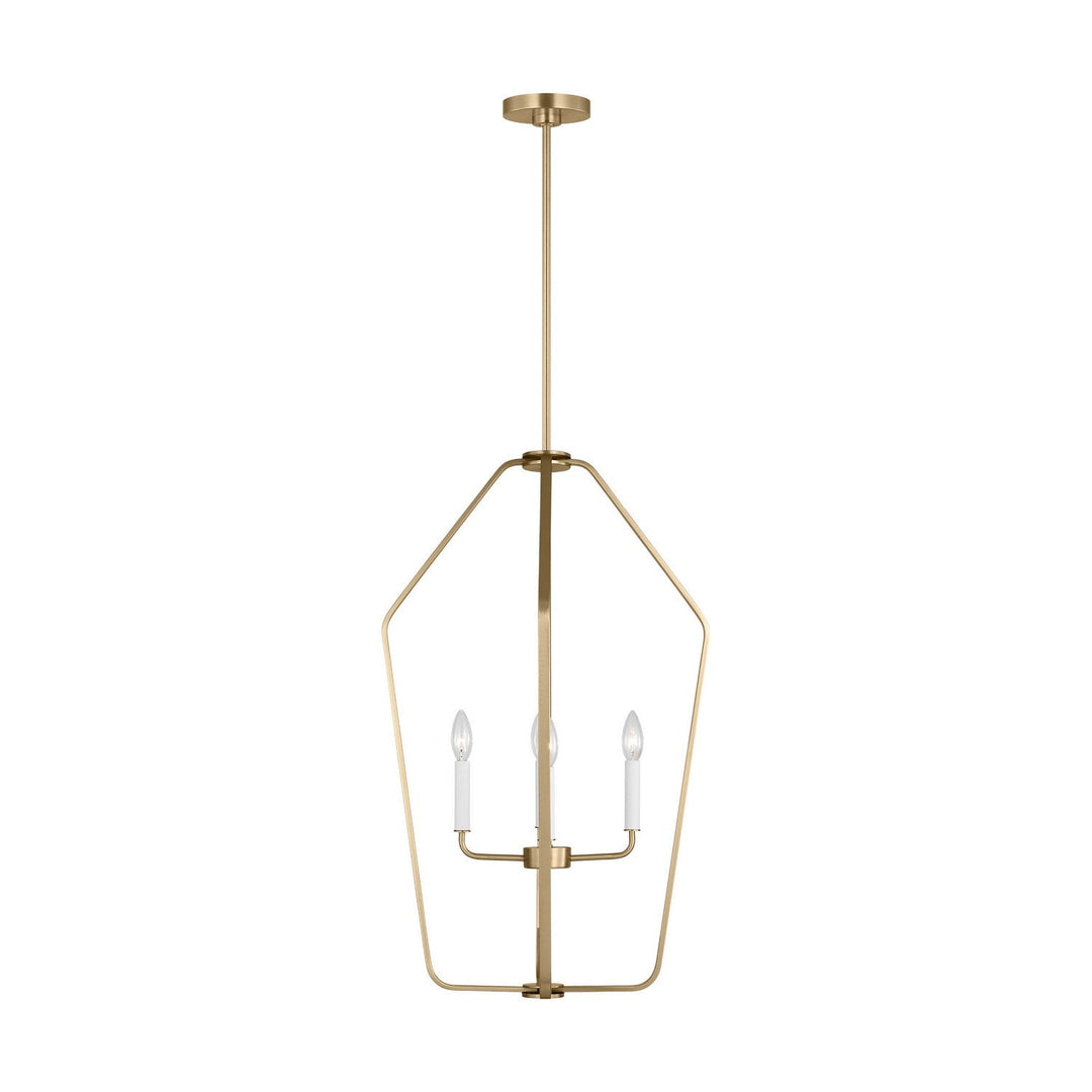 Generation Lighting Canada - GLC1274SB - Four Light Chandelier - Kennan - Satin Brass