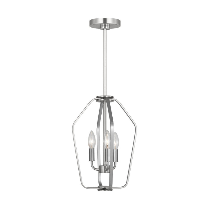 Generation Lighting Canada - GLC1283BS - Three Light Chandelier - Kennan - Brushed Nickel