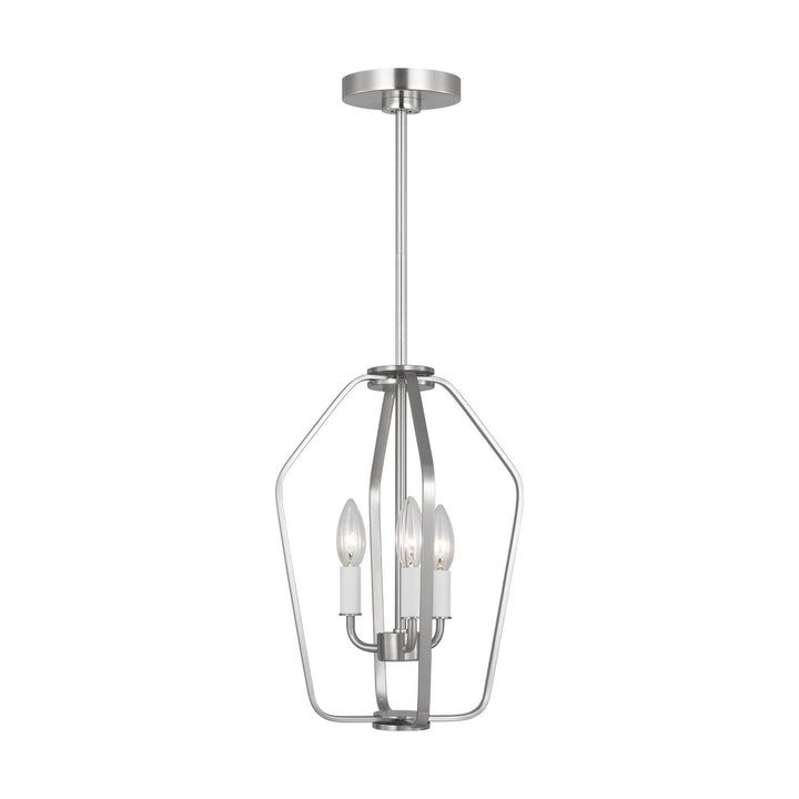 Generation Lighting Canada - GLC1283BS - Three Light Chandelier - Kennan - Brushed Nickel