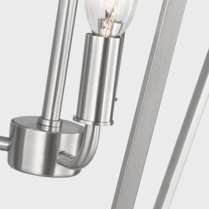 Generation Lighting Canada - GLC1283BS - Three Light Chandelier - Kennan - Brushed Nickel