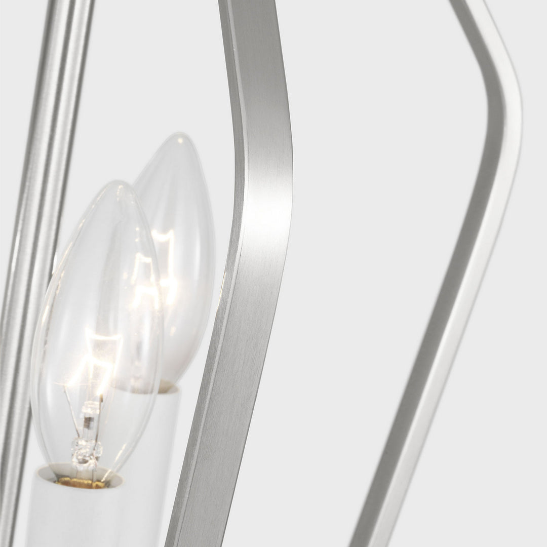 Generation Lighting Canada - GLC1283BS - Three Light Chandelier - Kennan - Brushed Nickel