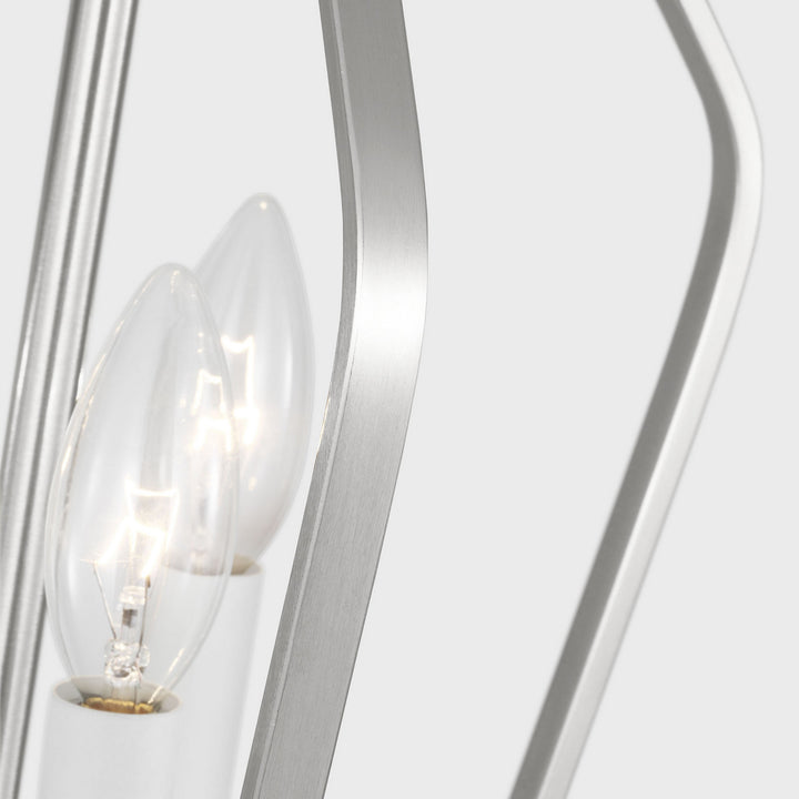 Generation Lighting Canada - GLC1283BS - Three Light Chandelier - Kennan - Brushed Nickel