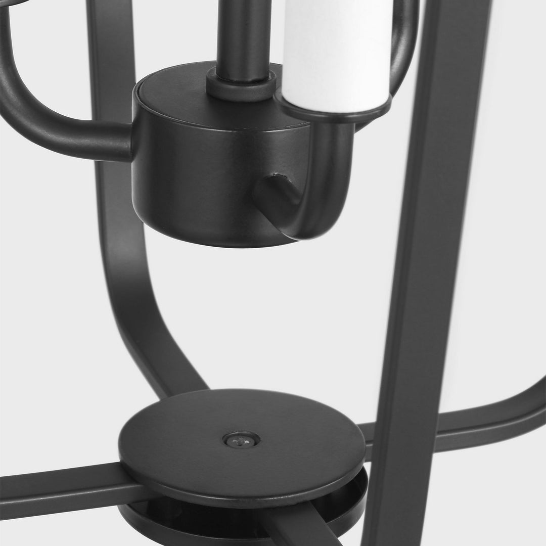 Generation Lighting Canada - GLC1283MBK - Three Light Chandelier - Kennan - Midnight Black