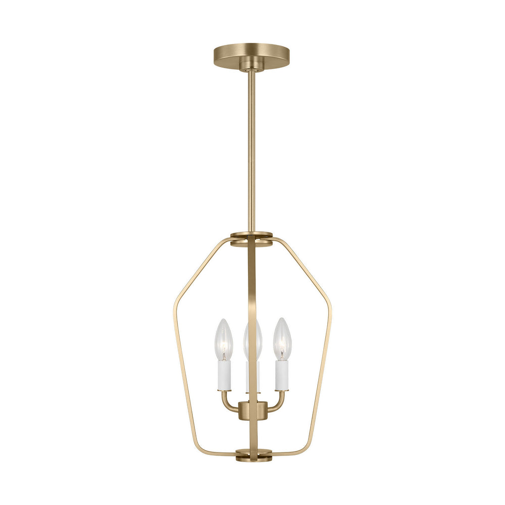 Generation Lighting Canada - GLC1283SB - Three Light Chandelier - Kennan - Satin Brass