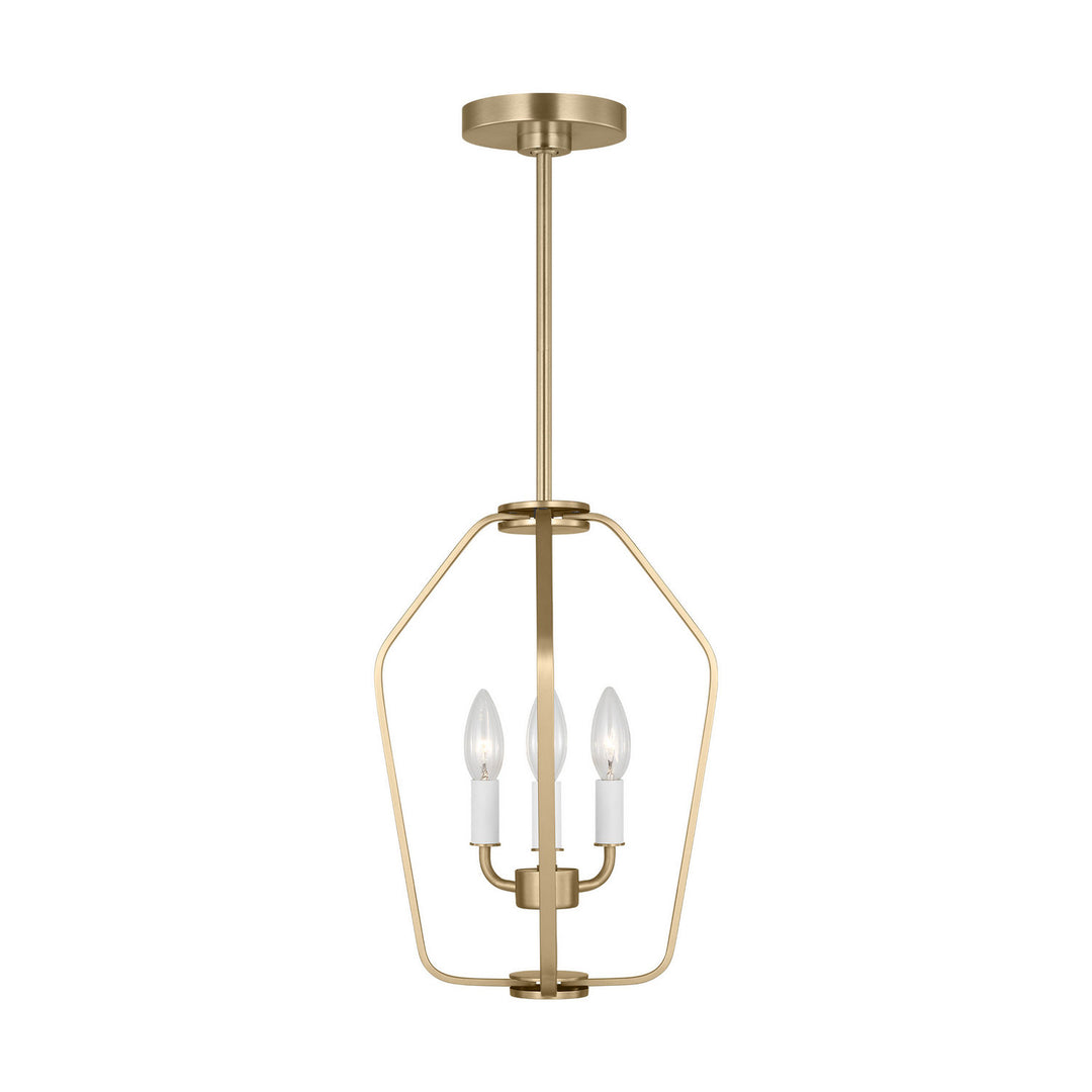 Generation Lighting Canada - GLC1283SB - Three Light Chandelier - Kennan - Satin Brass