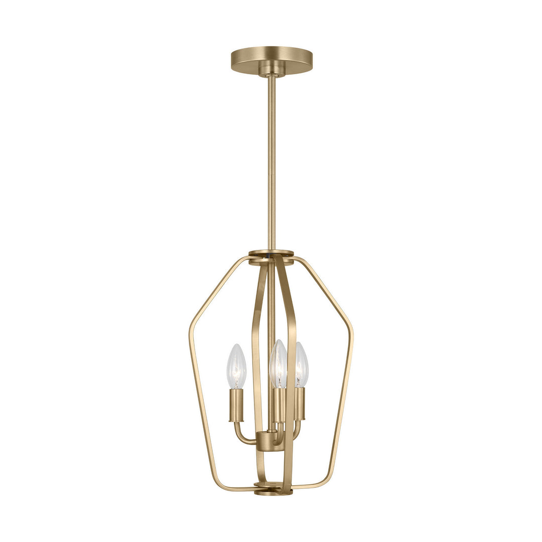 Generation Lighting Canada - GLC1283SB - Three Light Chandelier - Kennan - Satin Brass