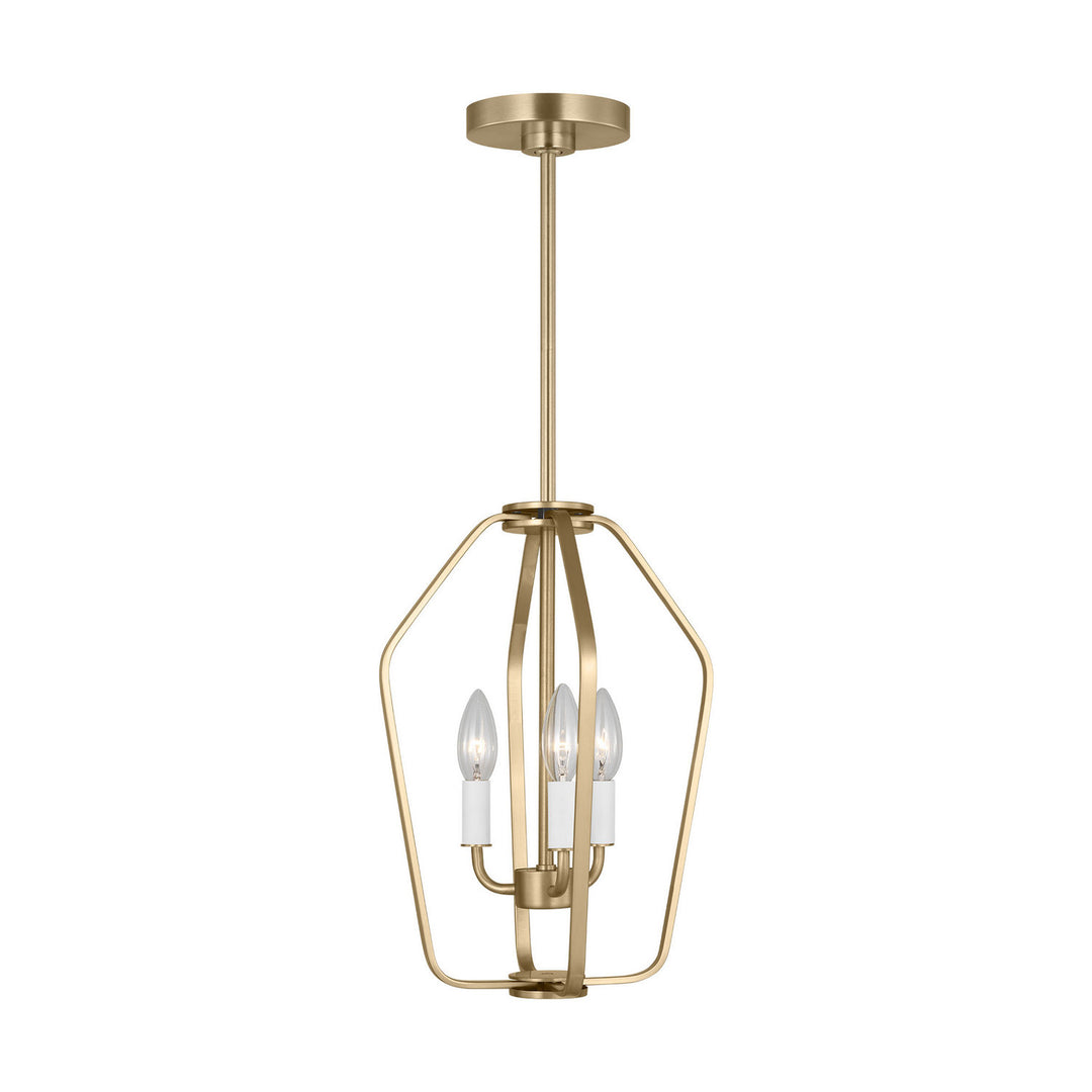 Generation Lighting Canada - GLC1283SB - Three Light Chandelier - Kennan - Satin Brass