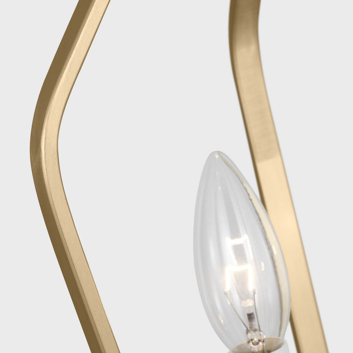 Generation Lighting Canada - GLC1283SB - Three Light Chandelier - Kennan - Satin Brass