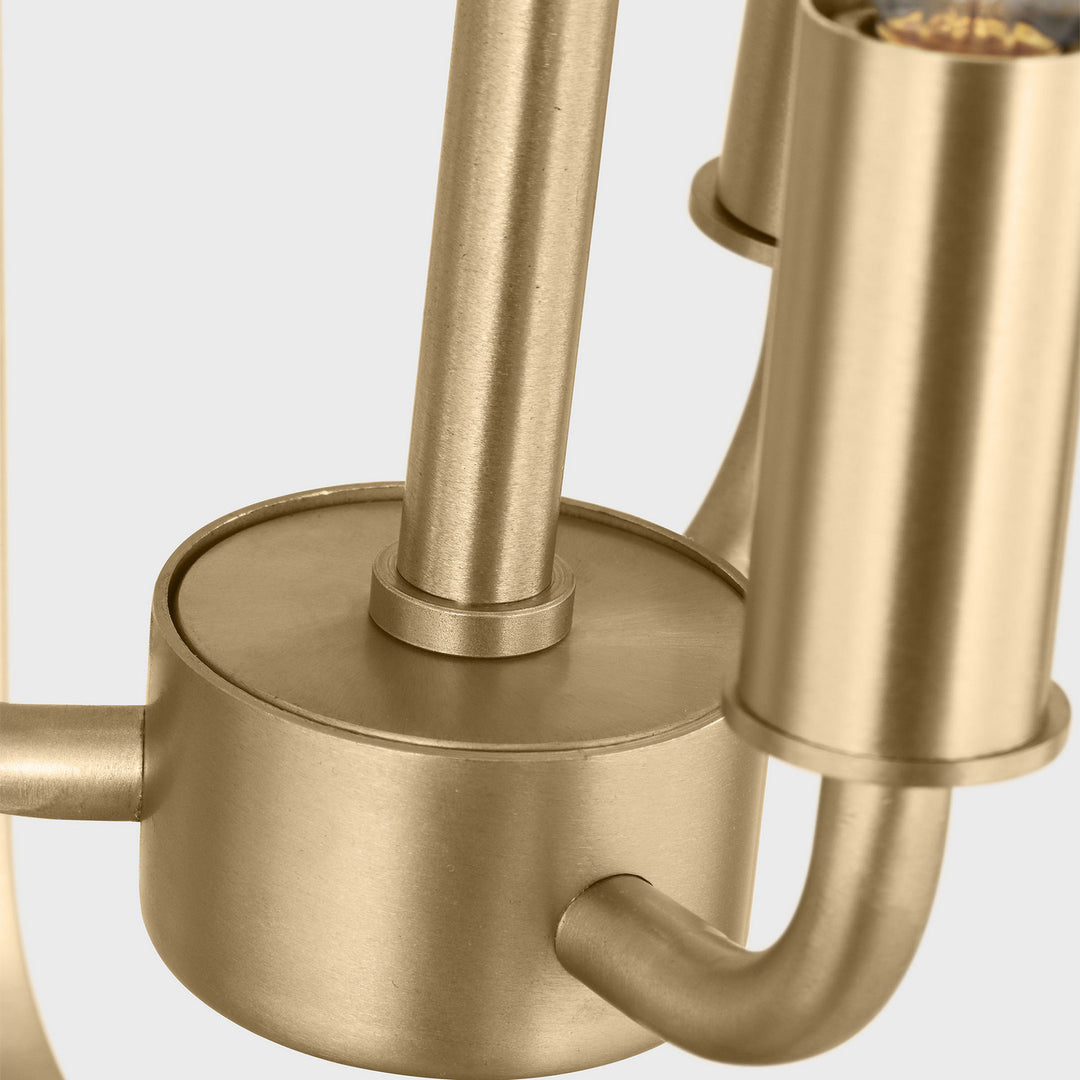 Generation Lighting Canada - GLC1283SB - Three Light Chandelier - Kennan - Satin Brass