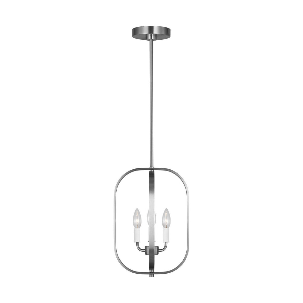 Generation Lighting Canada - GLC1293BS - Three Light Chandelier - Loretto - Brushed Nickel