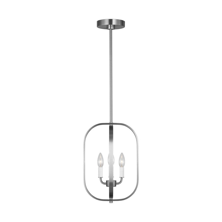 Generation Lighting Canada - GLC1293BS - Three Light Chandelier - Loretto - Brushed Nickel