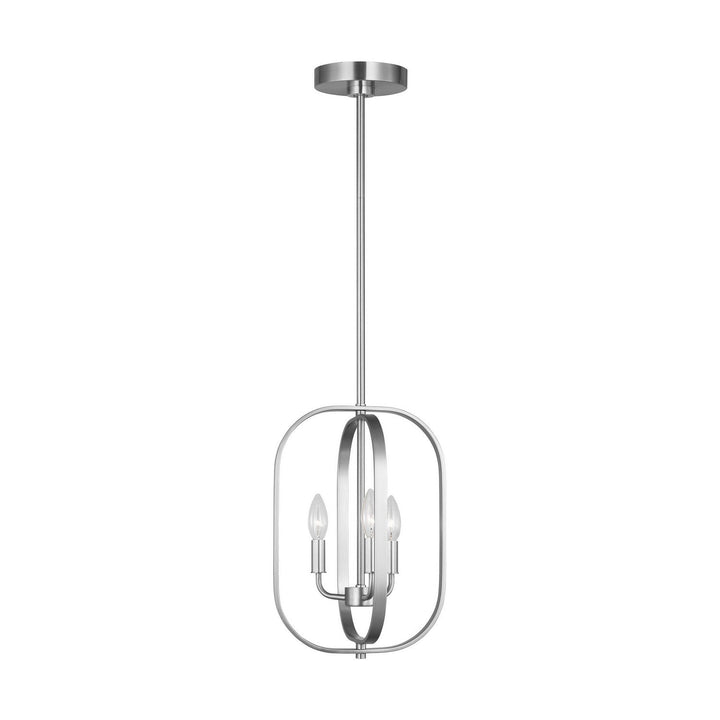 Generation Lighting Canada - GLC1293BS - Three Light Chandelier - Loretto - Brushed Nickel