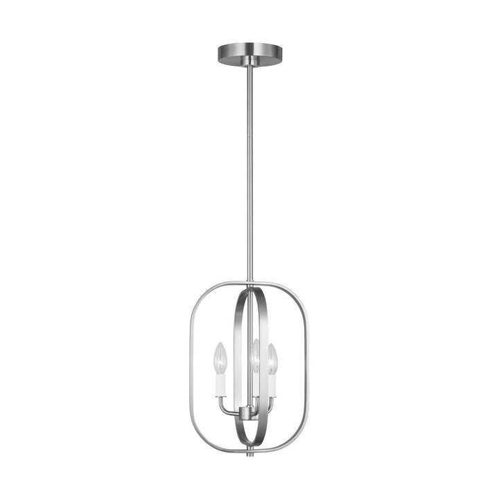 Generation Lighting Canada - GLC1293BS - Three Light Chandelier - Loretto - Brushed Nickel