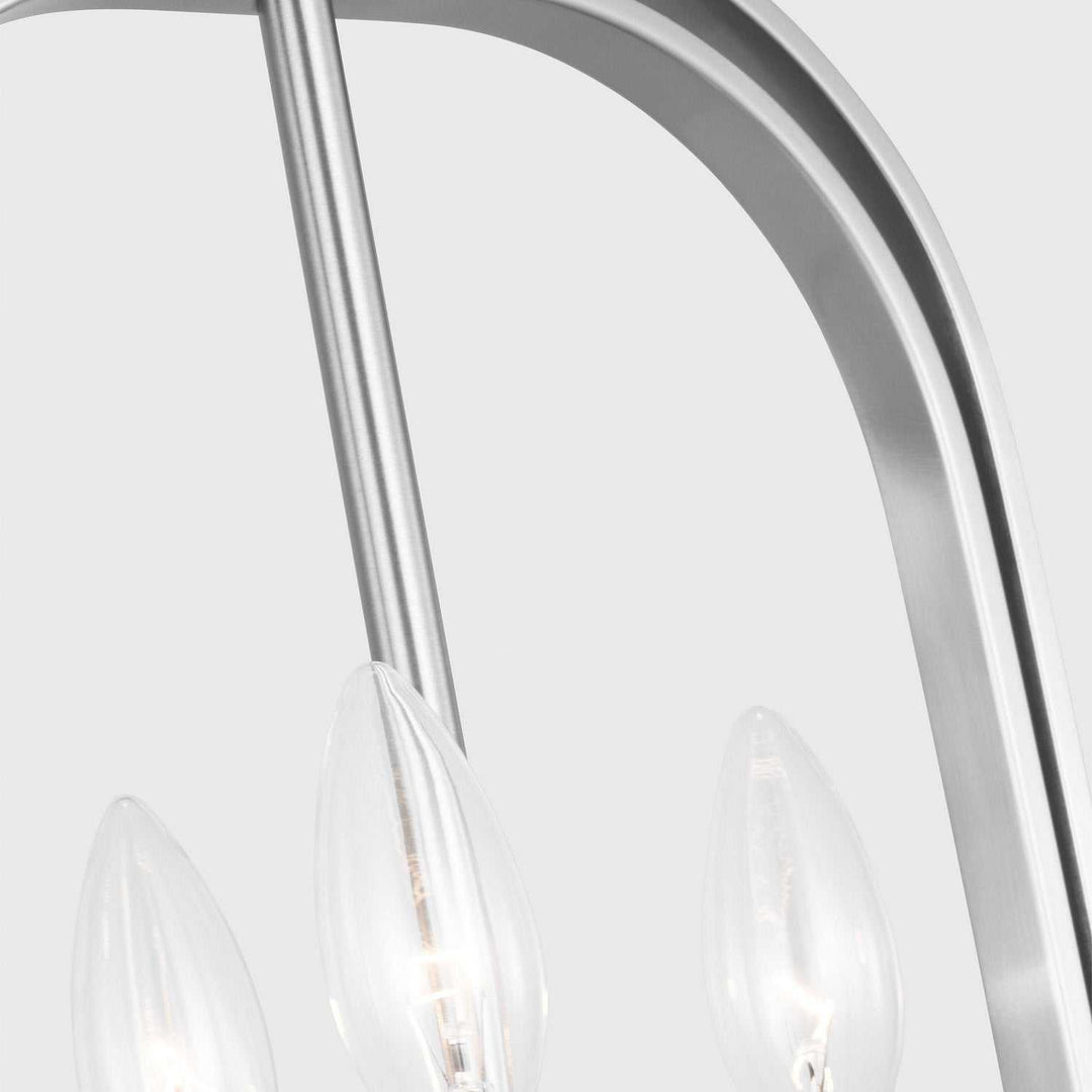 Generation Lighting Canada - GLC1293BS - Three Light Chandelier - Loretto - Brushed Nickel