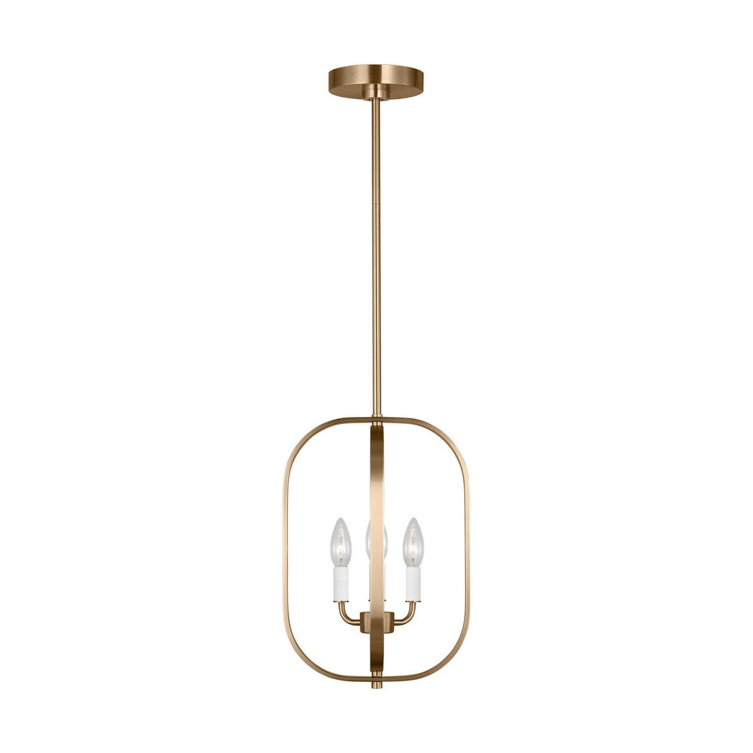 Generation Lighting Canada - GLC1293SB - Three Light Chandelier - Loretto - Satin Brass