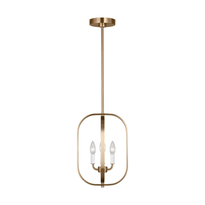 Generation Lighting Canada - GLC1293SB - Three Light Chandelier - Loretto - Satin Brass