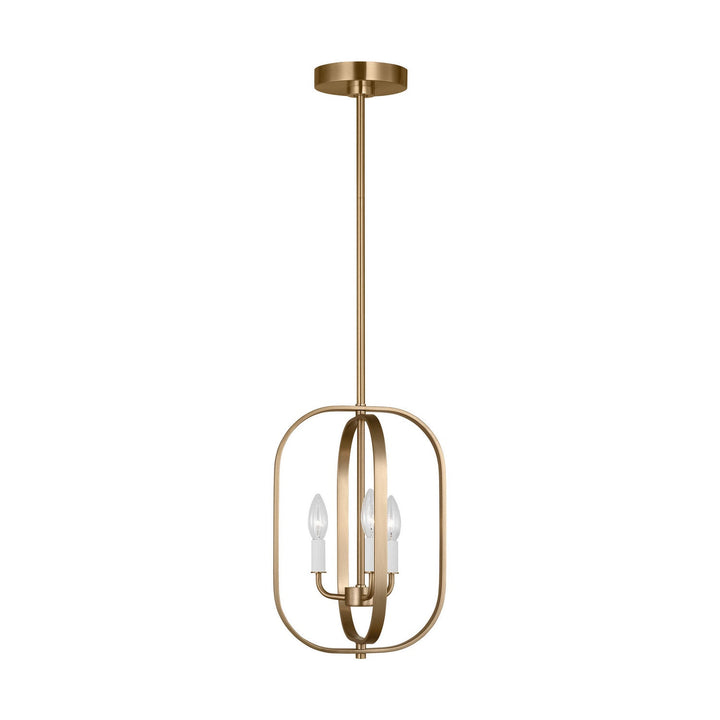 Generation Lighting Canada - GLC1293SB - Three Light Chandelier - Loretto - Satin Brass
