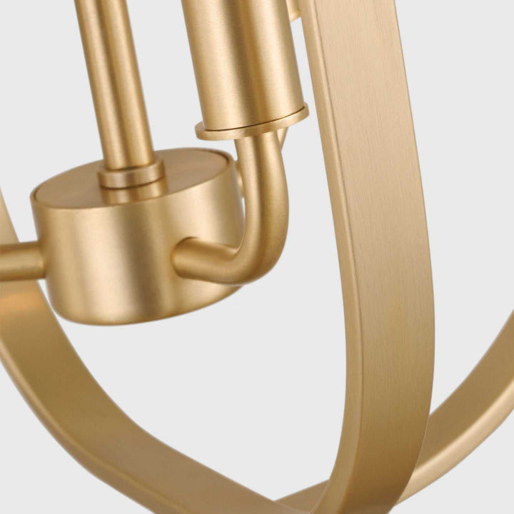 Generation Lighting Canada - GLC1293SB - Three Light Chandelier - Loretto - Satin Brass