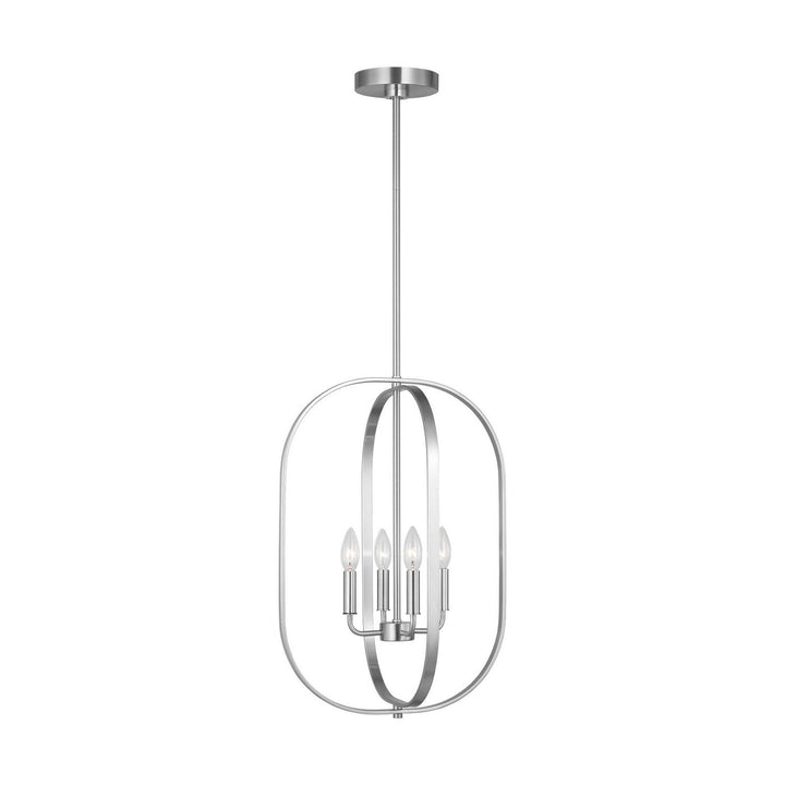 Generation Lighting Canada - GLC1304BS - Four Light Chandelier - Loretto - Brushed Nickel