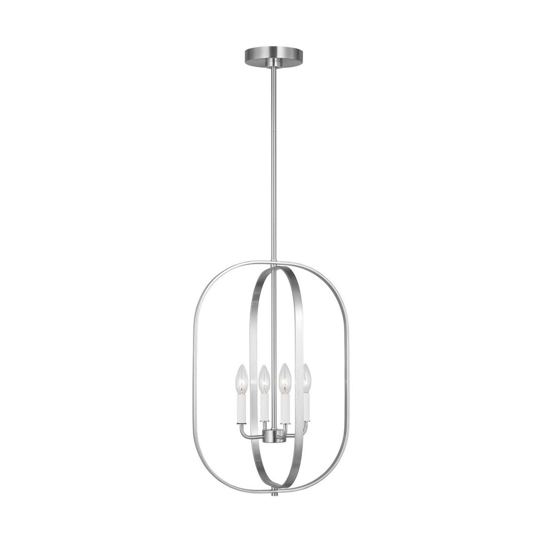 Generation Lighting Canada - GLC1304BS - Four Light Chandelier - Loretto - Brushed Nickel