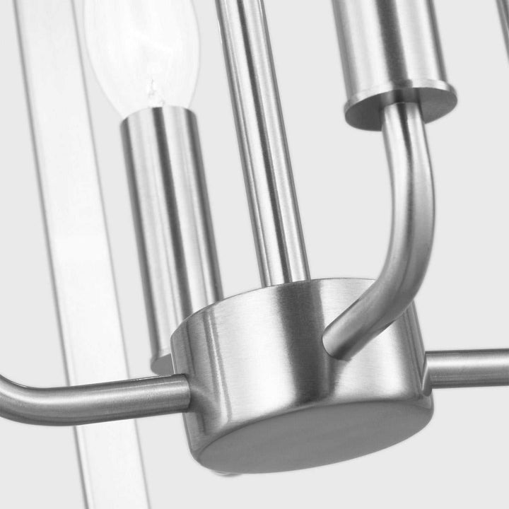 Generation Lighting Canada - GLC1304BS - Four Light Chandelier - Loretto - Brushed Nickel