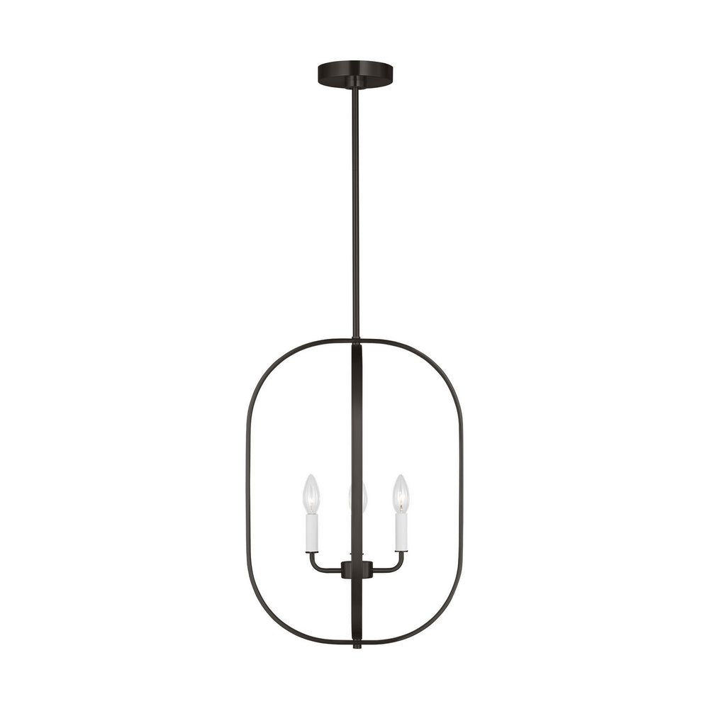 Generation Lighting Canada - GLC1304MBK - Four Light Chandelier - Loretto - Midnight Black