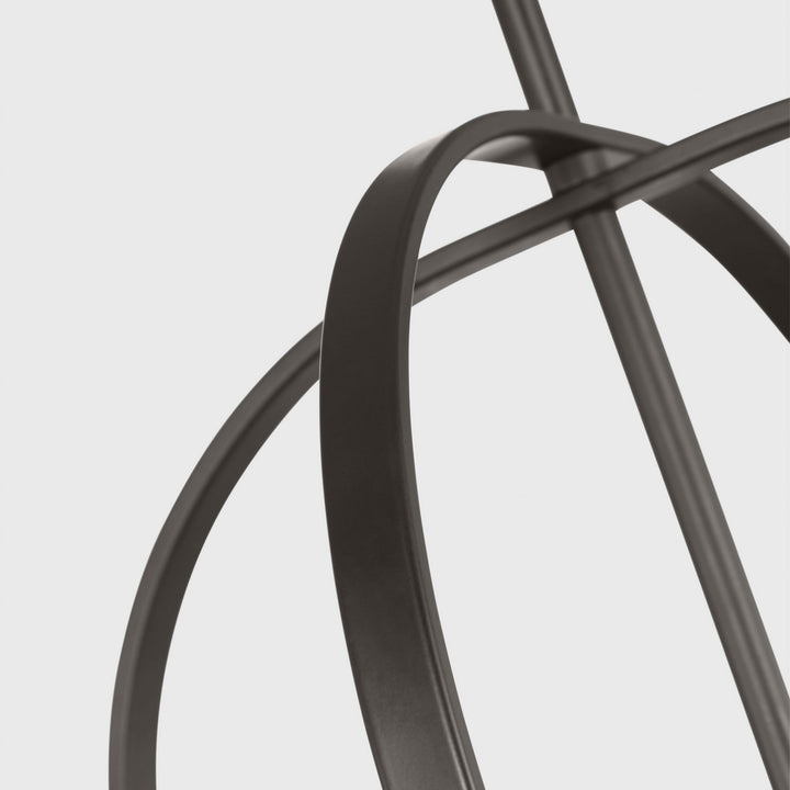 Generation Lighting Canada - GLC1304MBK - Four Light Chandelier - Loretto - Midnight Black
