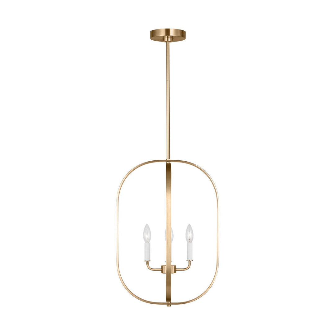 Generation Lighting Canada - GLC1304SB - Four Light Chandelier - Loretto - Satin Brass