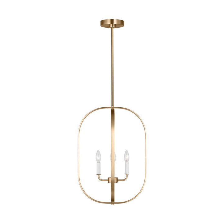 Generation Lighting Canada - GLC1304SB - Four Light Chandelier - Loretto - Satin Brass