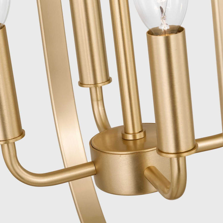 Generation Lighting Canada - GLC1304SB - Four Light Chandelier - Loretto - Satin Brass