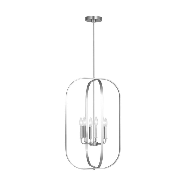 Generation Lighting Canada - GLC1316BS - Six Light Chandelier - Loretto - Brushed Nickel