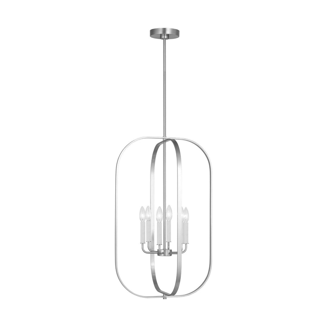 Generation Lighting Canada - GLC1316BS - Six Light Chandelier - Loretto - Brushed Nickel