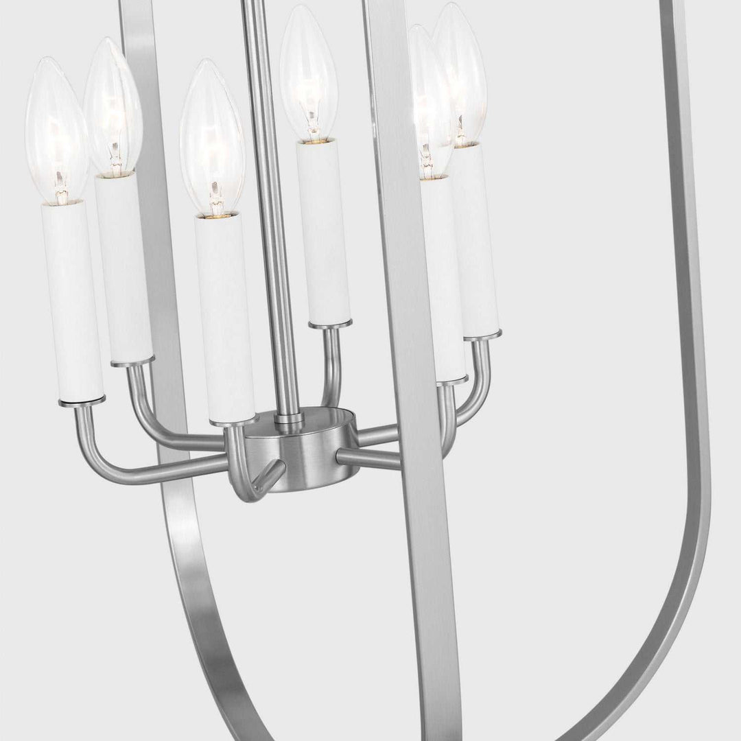 Generation Lighting Canada - GLC1316BS - Six Light Chandelier - Loretto - Brushed Nickel