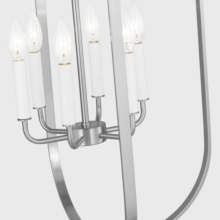 Generation Lighting Canada - GLC1316BS - Six Light Chandelier - Loretto - Brushed Nickel