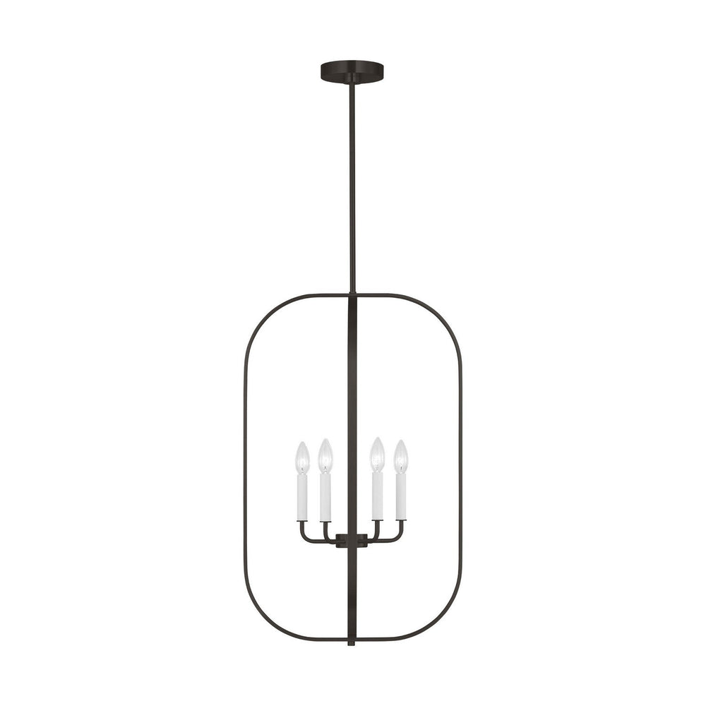 Generation Lighting Canada - GLC1316MBK - Six Light Chandelier - Loretto - Midnight Black