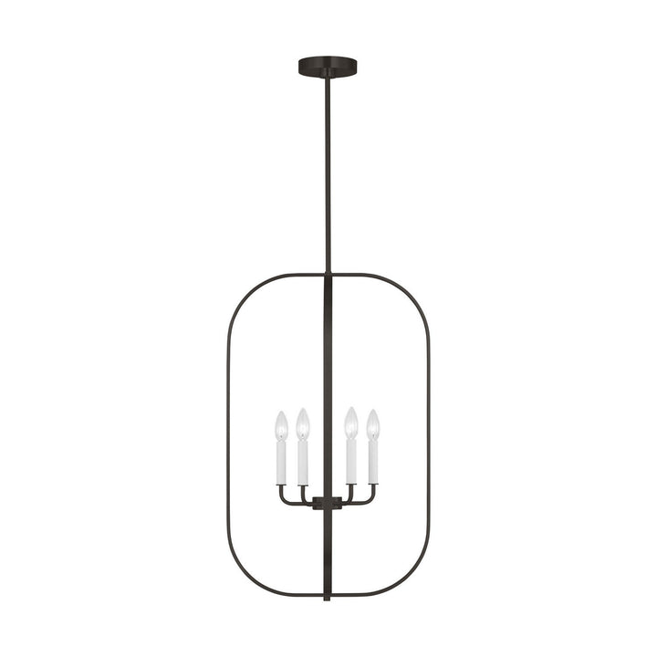 Generation Lighting Canada - GLC1316MBK - Six Light Chandelier - Loretto - Midnight Black