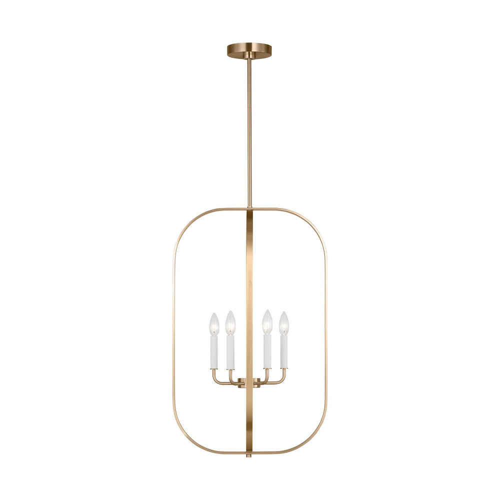 Generation Lighting Canada - GLC1316SB - Six Light Chandelier - Loretto - Satin Brass