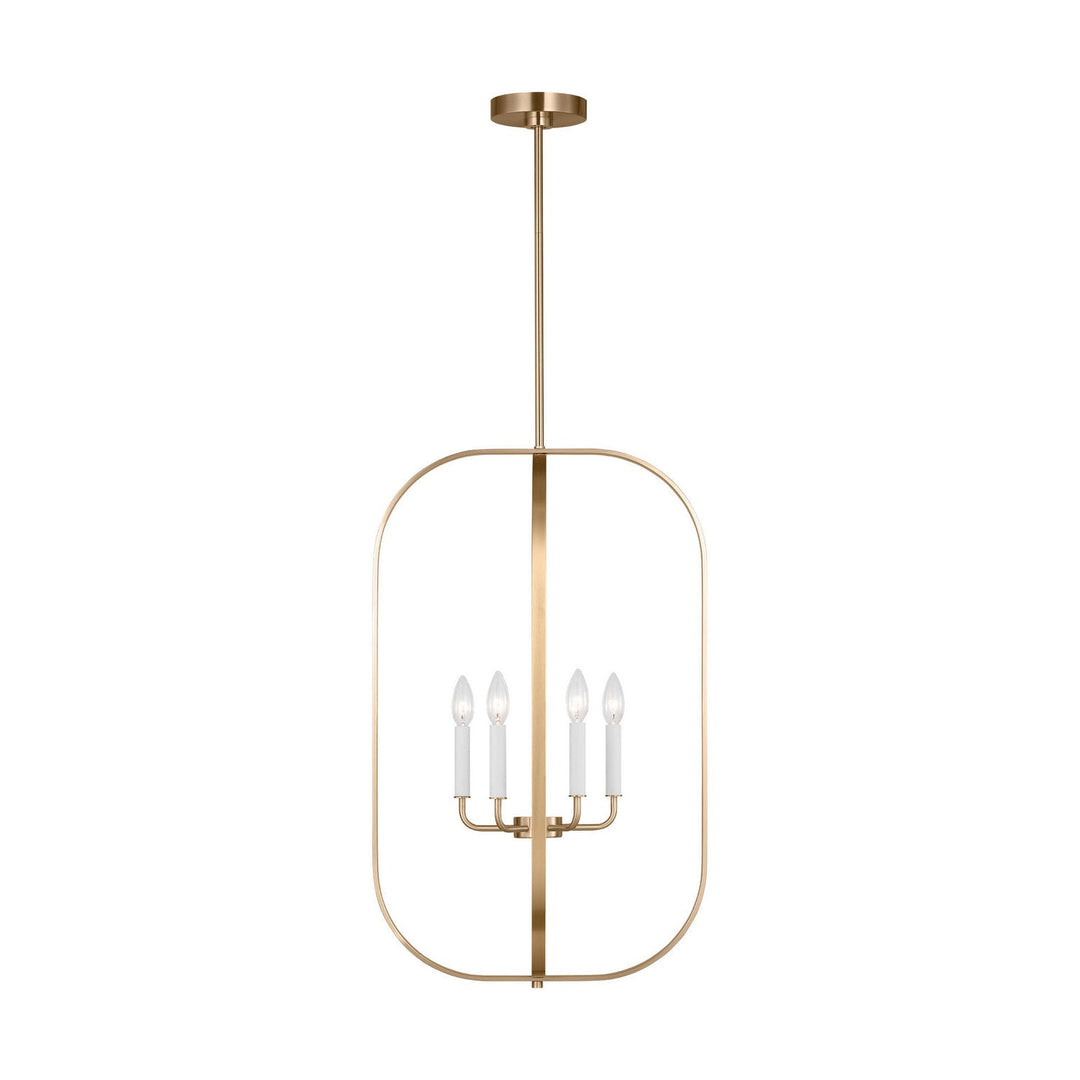 Generation Lighting Canada - GLC1316SB - Six Light Chandelier - Loretto - Satin Brass