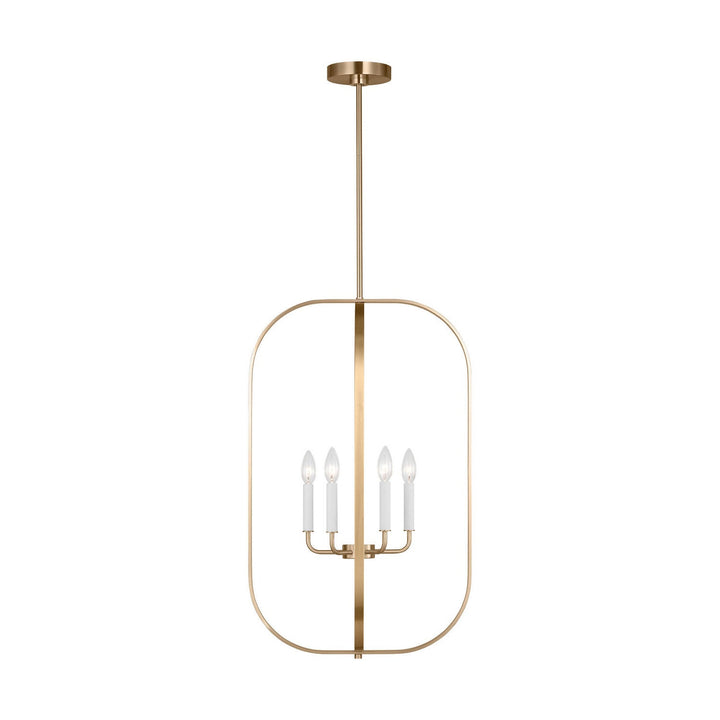 Generation Lighting Canada - GLC1316SB - Six Light Chandelier - Loretto - Satin Brass
