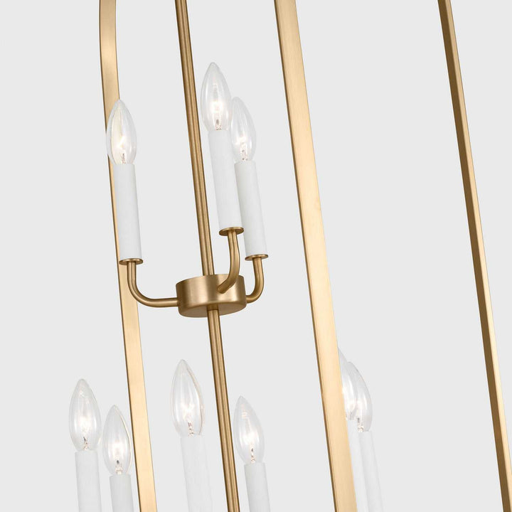 Generation Lighting Canada - GLC1316SB - Six Light Chandelier - Loretto - Satin Brass