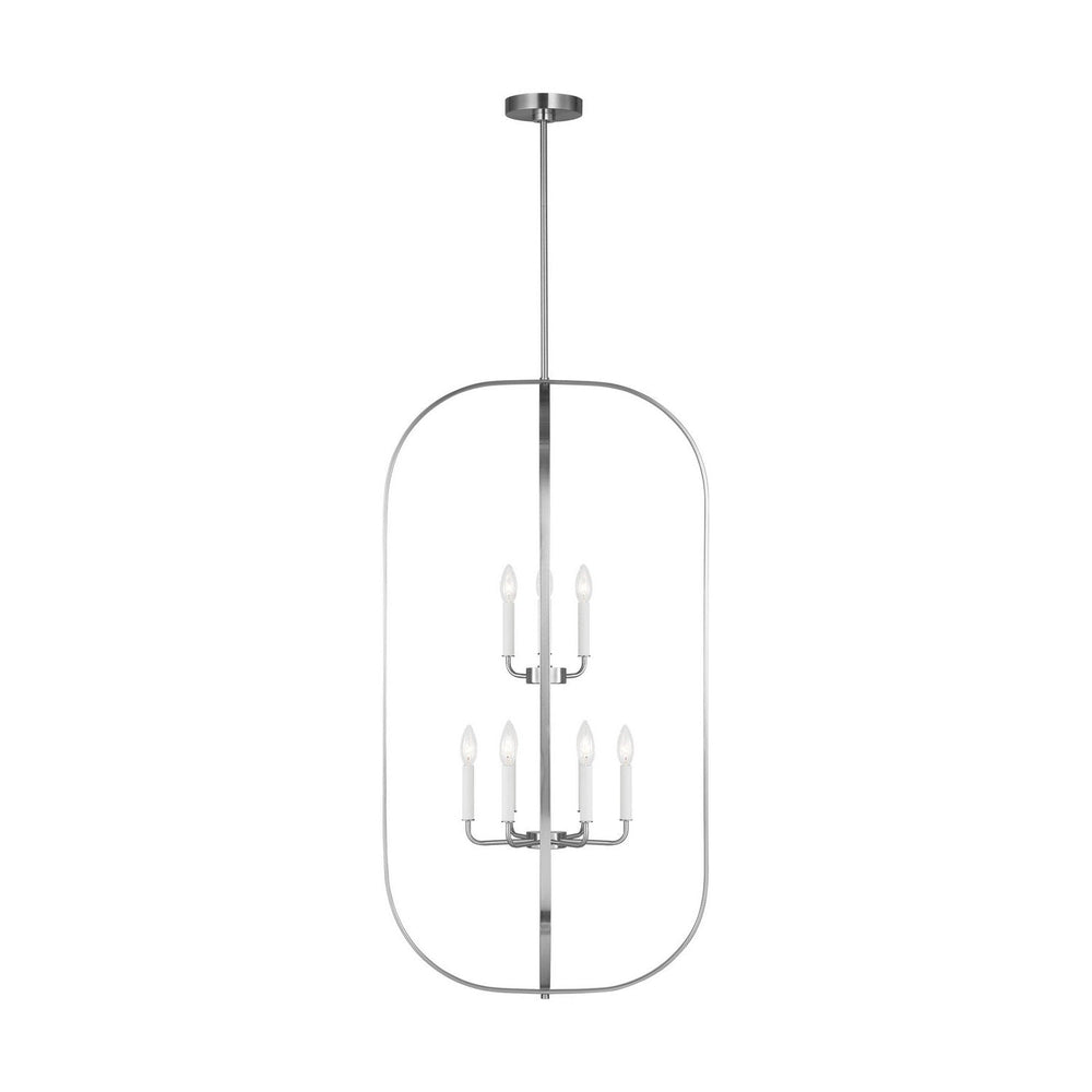 Generation Lighting Canada - GLC1329BS - Nine Light Chandelier - Loretto - Brushed Nickel