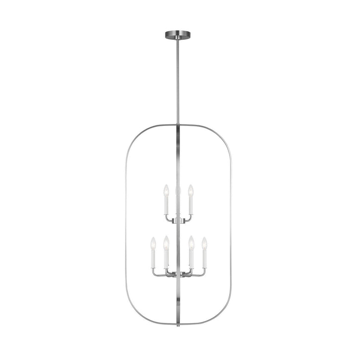 Generation Lighting Canada - GLC1329BS - Nine Light Chandelier - Loretto - Brushed Nickel