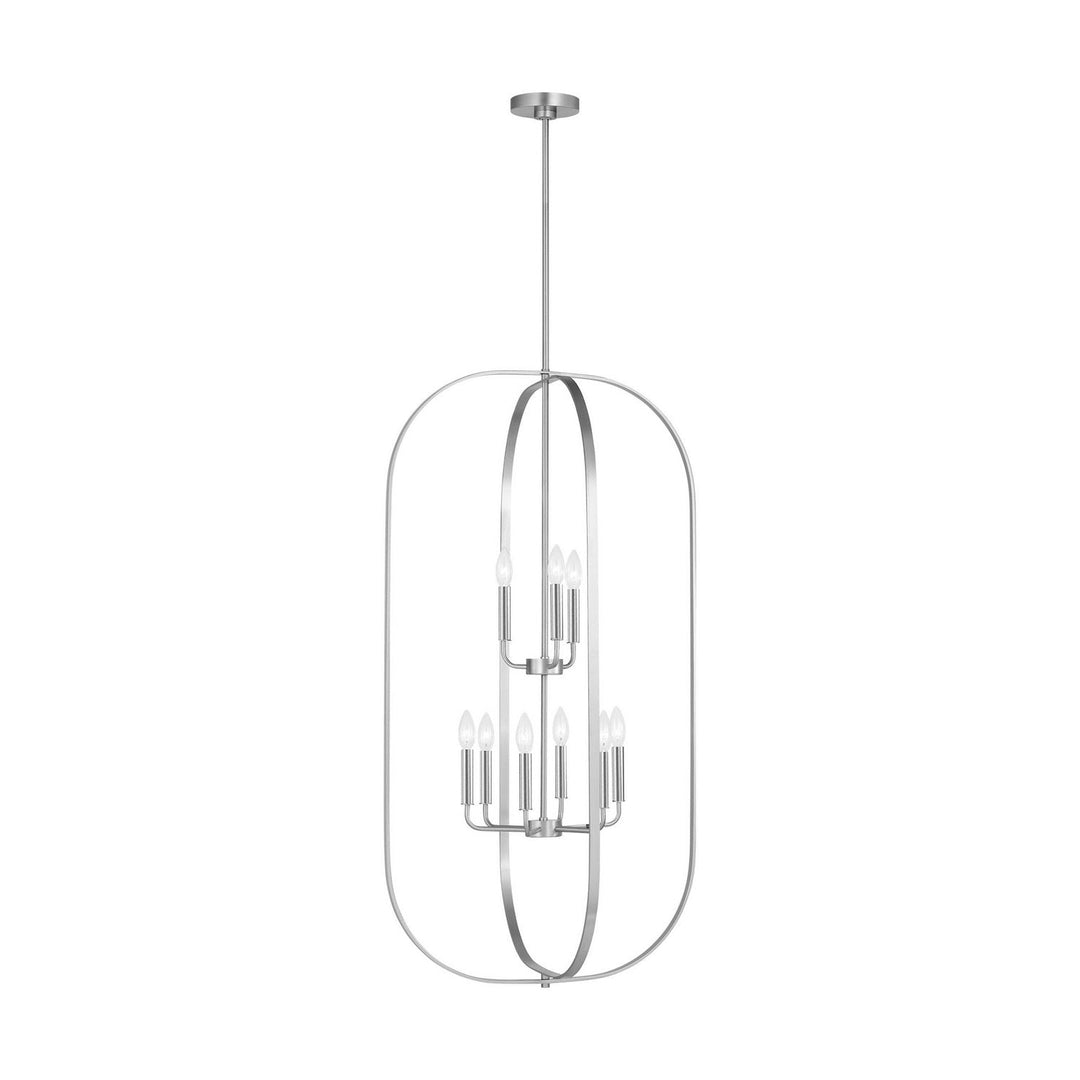 Generation Lighting Canada - GLC1329BS - Nine Light Chandelier - Loretto - Brushed Nickel