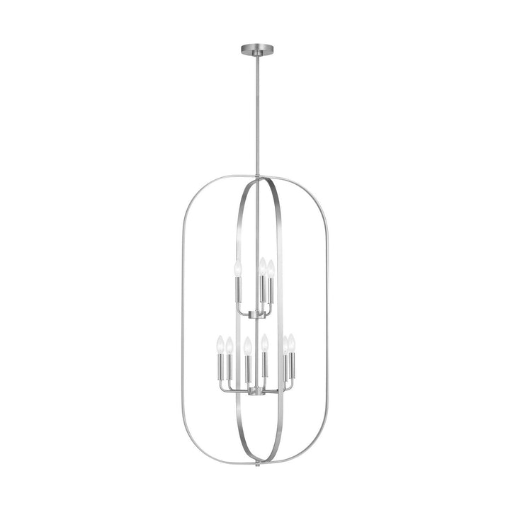 Generation Lighting Canada - GLC1329BS - Nine Light Chandelier - Loretto - Brushed Nickel