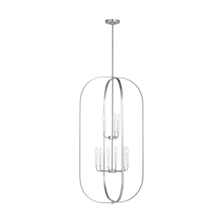 Generation Lighting Canada - GLC1329BS - Nine Light Chandelier - Loretto - Brushed Nickel