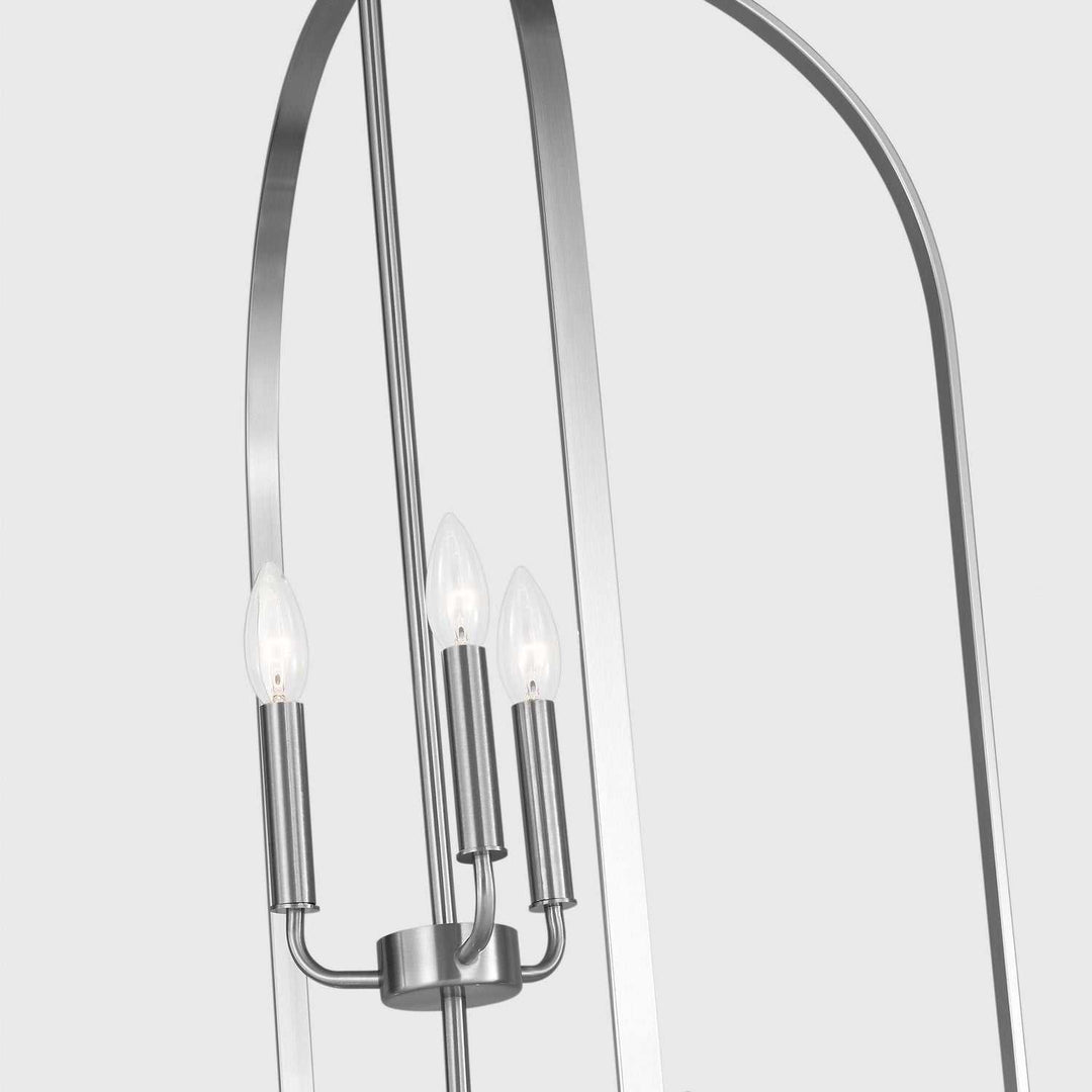 Generation Lighting Canada - GLC1329BS - Nine Light Chandelier - Loretto - Brushed Nickel