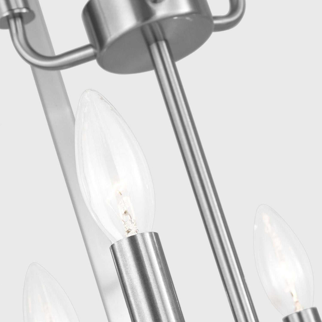 Generation Lighting Canada - GLC1329BS - Nine Light Chandelier - Loretto - Brushed Nickel