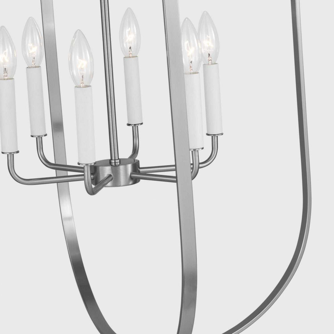 Generation Lighting Canada - GLC1329BS - Nine Light Chandelier - Loretto - Brushed Nickel