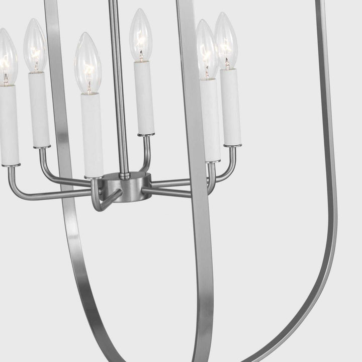 Generation Lighting Canada - GLC1329BS - Nine Light Chandelier - Loretto - Brushed Nickel